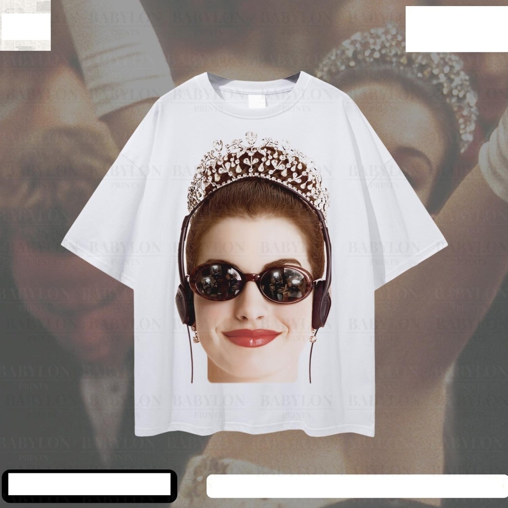 Anne Hathaway T-shirt Genovia Princess Diaries T Shirt